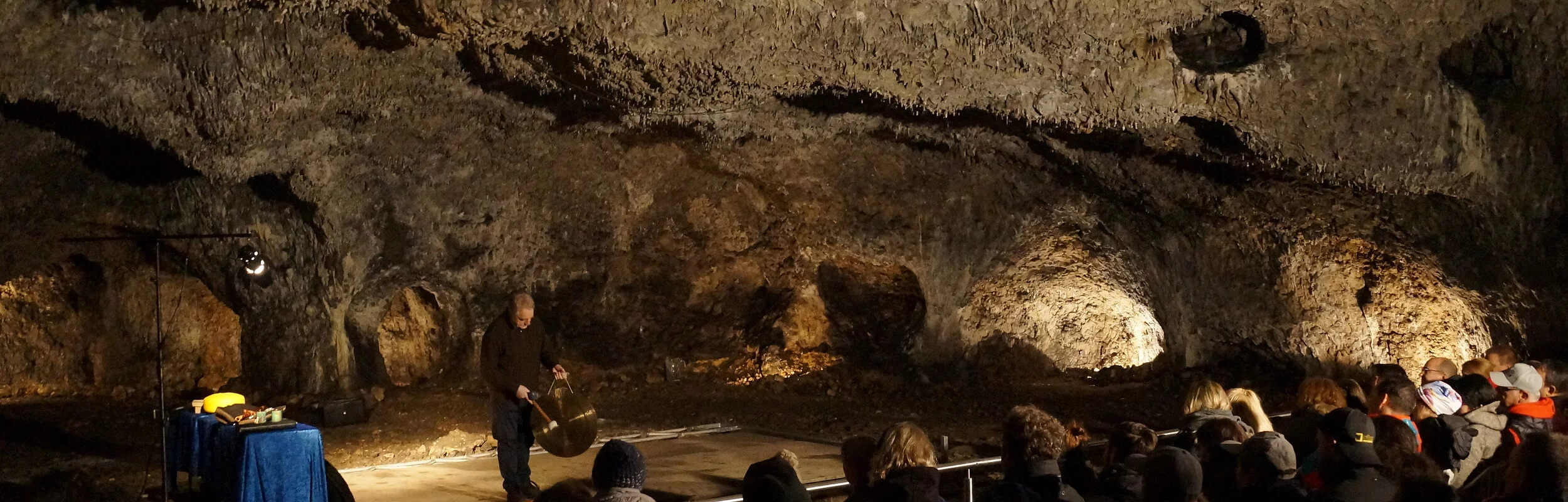 Tropfsteinhöhle Schulerloch, Finsterniskonzert, Günter Müller