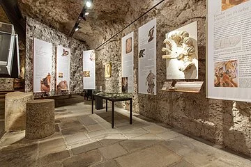 Ausstellungsraum des Besucherzentrum Felsenkeller