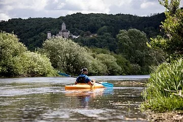 Bootwanderer auf der Altmühl bei Kipfenberg