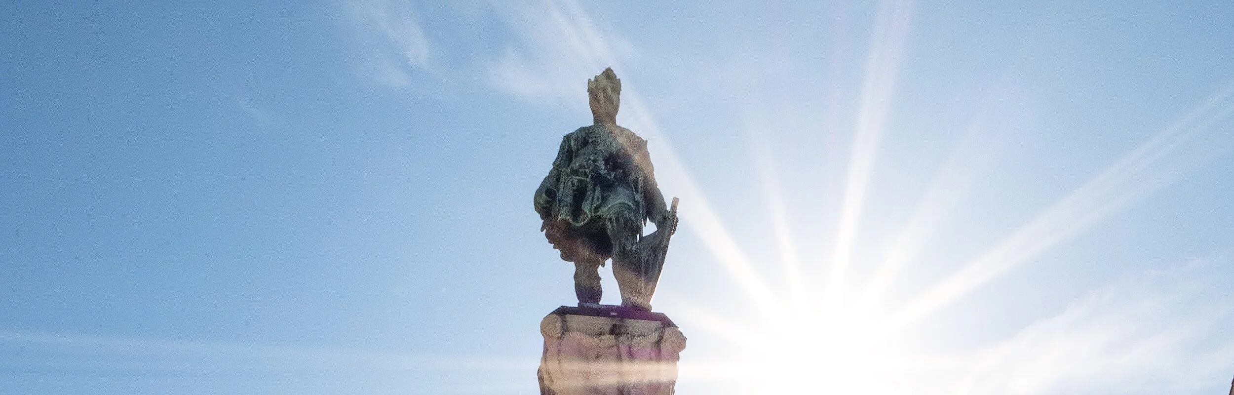 Der Kaiser-Ludwig-Brunnen in der Luitpoldstraße in Weißenburg