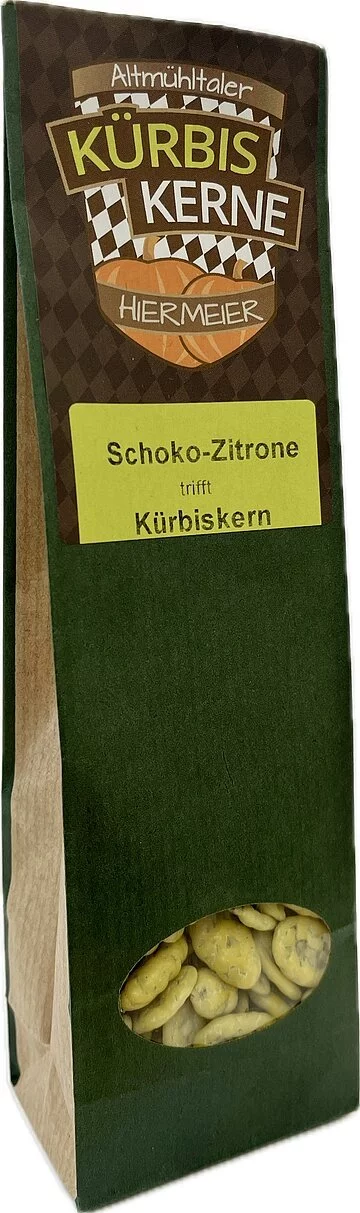 Altmühltaler Kürbiskerne Schoko Zitrone Eine Packung Altmühltaler Kürbiskerne Schoko Zitrone