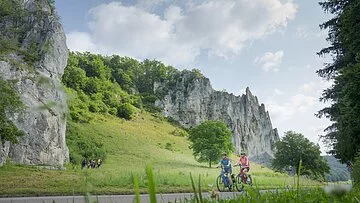 Auf dem GeoRadweg Altmühltal