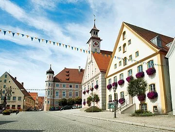 Altstadtansicht Altstadtansicht der Stadt Greding