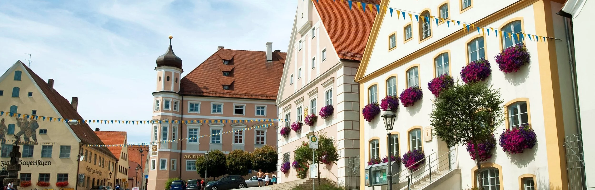Altstadtansicht der Stadt Greding