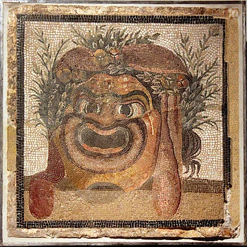Comedy Mask Old Slave Altes Museum