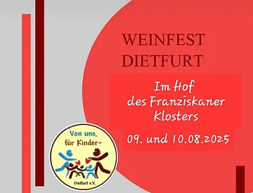 Weinfest Von uns für Kinder 2025 Plakat