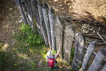 Palisadenzaun am Pfahlbuck Kipfenberg