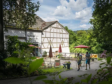 Biergarten des Römer und Bajuwaren Museums Kipfenberg