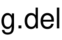 g.del